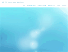 Tablet Screenshot of nexusinsurancesolutions.com